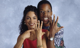 Jasmine Guy as Whitley Gilbert and Kadeem Hardison as Dwayne WayneIMDb